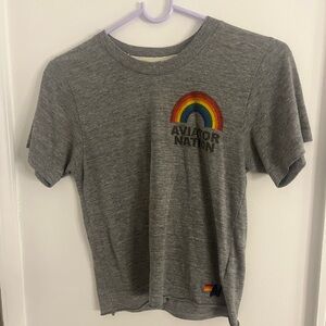 Women’s xs Aviator Nation rainbow t-shirt